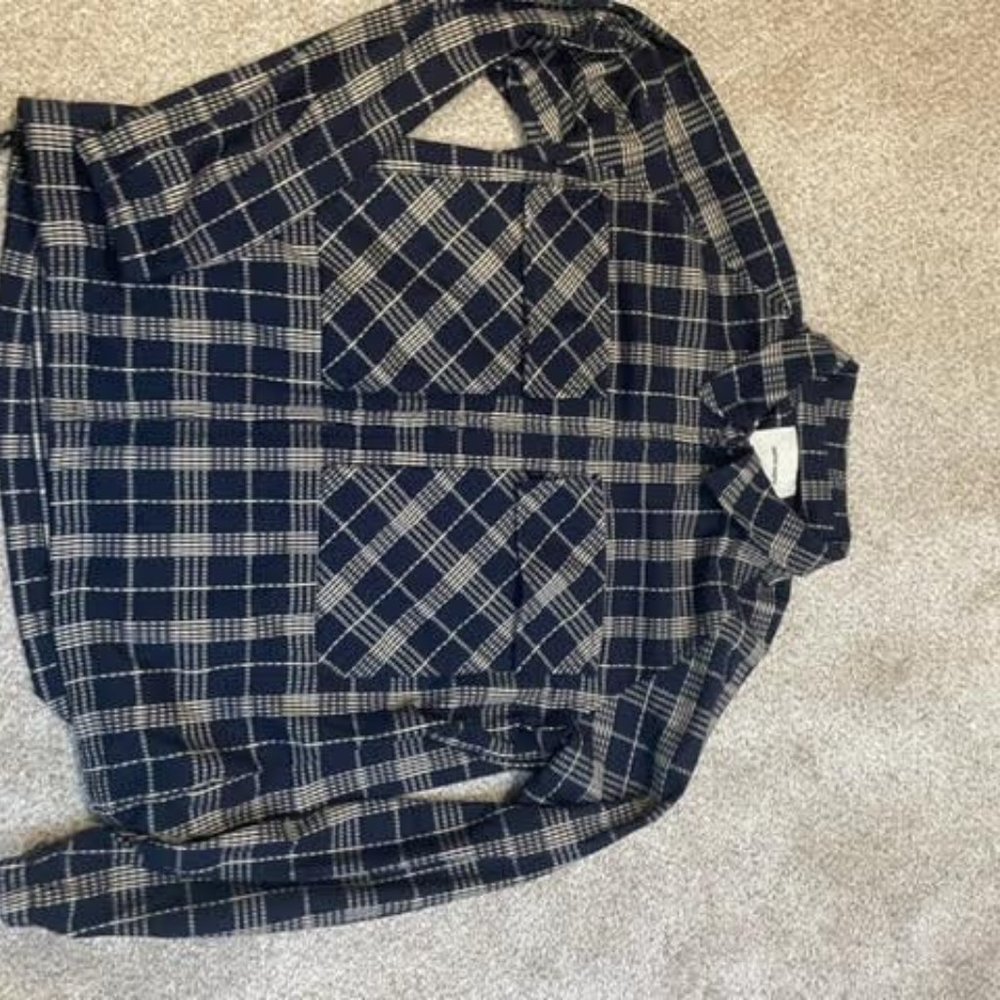 Native North Blue Plaid Jacket